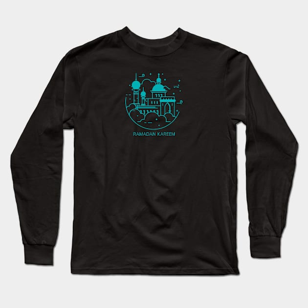 Ramadan Kareem Long Sleeve T-Shirt by Hason3Clothing